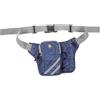Generic Marsupio da Corsa ed Escursionismo con Cintura Regolabile in Nylon Blu Porta Bottiglia
