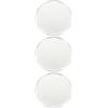 Kichvoe 3 Pezzi Marcatore Palla Golf Bianco in Ferro, Inserimento Facile | Forma Artistica ed Elegante, Aiuta il Mantenimento del Terreno, per Pratica, Strumento Divot