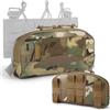LXGXFNB Tasca Admin Tattica MOLLE Organizer EDC Borsa Multiuso | Doppia Cerniera Inserti A Strappo Batteria Stick Luminoso Caricatore Spazio Compatto for Campo Outdoor