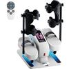 TODO Ellittica Elettrico per Casa, Ellittico Sotto Scrivania con Protezioni gambe, 15 velocità Regolabili & 9 Livelli di Resistenza, Cross Trainer Pedaliera per Anziani con Telecomando e LED Display
