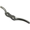 YARNOW Galloccia Marina in Acciaio Inox 316 Nero per Linee e Yacht | Base Aperta, Due Fori Passanti, Ampia Zona di Fissaggio, per Officina, Garage e Ormeggio