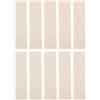 MAGICLULU 10 Pezzi Pastiglia Freno Beige in Feltro, per Cyclette | Riduce i Rumori di Frenata, Migliora la Frenata, Compatta, per Fitness Bike e Bici da Esercizio
