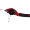 NUOBESTY Canna da Pesca Sul Ghiaccio Portatile Manico Antiscivolo Rosso | Realizzata in Acciaio Inossidabile e Plastica, Impugnatura Ergonomica in Eva, per Pesca a Mosca e Specie D'acqua Fredda