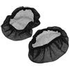NUOBESTY 2 Pezzi Coprisella in Poliestere e Silicone, Traspirante | Rete Mesh Attuale, per Sella Bicicletta e Ciclomotore, Uso Urbano, Nero o Bianco, Comfort Quotidiano