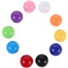 TOYANDONA 10 Pezzi Pallino Bocce, Palline Bersaglio per Bocce, 30mm, Fibra Acrilica, Antiscivolo, e Adulti, Spiaggia e Giardino