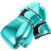 NUOBESTY Guantoni da Boxe per Verde in Pu, Chiusura Regolabile | Forma Anatomica Curva, Polsino Allargato e Traspirante, per Allenamento Fitness e Arti Marziali