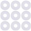 eMagTech 50pcs Guarnizione O-ring In PTFE Bianco Da Albero Bobina Da 6 Mm Per Mulinello A Frizione Anteriore Compatibile Con Mulinelli FOX Compatibile Con Penn Mulinelli Da 6 Mm