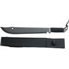 MASTER CUTLERY Jungle Master jm-021 Full Tang Machete, Black Blade, Black cord-wrapped Handle, 53,3 cm complessiva