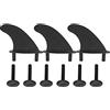 AKLOSIPY Soft Surfboard Pinna Timone, Design Resistente alla Corrosione | Materiale in PVC ecologico, facile da installare, prestazioni stabili, colore alla moda, viti fornite