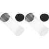 Toyvian 2 Pezzi Tubo per Palline da Golf in PVC, Custodia Elegante | Protegge le Palline, Formato Compatto per Sacca, Uso al Campo Pratica e Sacca da Golf