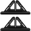 Generic Supporto per canna da pesca in silicone, senza trapano e senza graffio | Rastrelliera in silicone a doppia canna da pesca per garage, soggiorno, appartamento, padre, appassionati, mariti