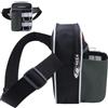 Generic da golf - 19 x 14 cm in fibra impermeabile | Marsupio da golf impermeabile portatile con design in vita tiene palle e tee in modo sicuro per uomini