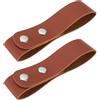 Be In Your Mind 2 Pezzi di Halloween in Pelle Frusta Holstes Accessori 1,18 X 5,5 Pollici Cintura Fruste Supporto Frusta Frusta Anello per Equitazione Fruste E Frustini Cintura