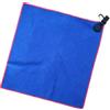 ECMQS Course - Asciugamano da golf, in poliestere, con clip, colore: Blu | 40 x 40 cm per la presa della palla per mantenere la mano durante il gioco