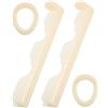 TOYANDONA 2 Set Kit Riparatore Punta Stecca Biliardo con Plastica Beige | Allineamento Preciso della Punta, per Stecche da Pool e Snooker, Cambio Rapido, Preparazione Torneo