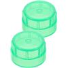 GATHINESS 2 Pezzi Template per Marcatura Pallina da Golf, Verde | Nylon Pa, Formato Rotondo Tascabile, per Pratica Sul Uso Sul Campo