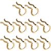 Baluue 10 Pezzi Clip Molla di Ritenzione in Acciaio Inox Oro | Ricambio per Manutenzione Bici, per Mountain Bike e Perni Freno, Riduce Rumore e Calore
