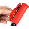 Risveglio Avvolgitore per canna da pesca in silicone e supporto per lenza, 2 in 1 | Protezione anti- per punte delle canne da pesca, confezione da 5, colore: rosso e viola