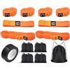 Generic pick-leball - Kit per marcatura campo, linee luminose temporanee con | Linee luminose temporanee con sacchi di sabbia, kit di marcatori per campo da pick-leball per adolescenti principianti
