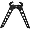UPKOCH Supporto per Frecce a Forbice per Arco Compound Nero ABS | Design Pieghevole, Si Aggancia alla Parte Inferiore, per Tiro Arco e Sessioni Sul Campo