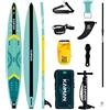 Generico STAND UP PADDLE BOARD MARCA KAIMAN MODELLO JACARE' V2 TIPO RACE MISURE 14'25''6''- 14'27''6'' CARATTERISTICHE DUAL LAYER PVC CARBON STRINGS WOVEN DROPSTITCH