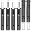 AMURS Supporti per canna da pesca a tubo, porta canna da barca con viti, supporti portatili per barche, garage, refrigeratori, rimorchi (grigio e nero