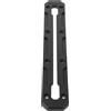 VILLCASE Base Binario Multifunzione per Kayak in Plastica, Montaggio Nero | Nylon Resistente, Fissaggio Stabile per Accessori, Uso su Canoe e Gommoni, per Pescatori e Uscite Acquatiche