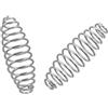 SHERCHPRY 2 Pezzi Pasturatore Molla Spirale in Metallo Argento | Adatto per Pesca a Fondo in Acqua , Compatibile , per Appassionati Fai da Te