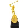 MUCKLILY Premio di Biliardo in Plastica 3D, Premio Elegante per Tornei | Statuetta Giocatore Finitura Oro Lucida, Leggero e Riutilizzabile, per Club e Celebrazioni al Chiuso