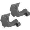 GLEAVI 2 Pezzi Clip Paraurti Barca, Regolabili, Plastica, Ormeggio | Protezione Affidabile in Banchina, Adatte a Molte Guide Pontone, Regolazione Rapida Dell'altezza, Uso Nautico