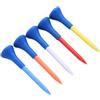 HEMOTON 5 Pezzi Tee da Golf T154 in Plastica PP da 7,0cm per Allenamento | Solleva la Palla, per Principianti e Golfisti, Pratica All'aperto, Facile da Portare Colore Casuale