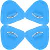 Alipis 4 Pezzi Fibbia Portatile per Corda da Surfboard, Sostitutivo Blu | Acciaio Inossidabile e Pvc, Installazione Semplice, per Fissaggio su Tavola e Utilizzo in Rafting