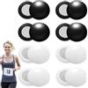 Generic 8 paia di magneti per pettorali da gara | Bavaglino magnetico antiscivolo riutilizzabile per competizioni di danza, ciclismo, sport, atleti, allenamento, corsa
