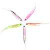 DIYEAH 5 Pezzi Esca Morbida da Pesca 3D Arcobaleno in PVC per Principianti | Aspetto Realistico, Colore Vivace e Leggero, per Lancio e Recupero All'aperto, nella Cassetta Attrezzi