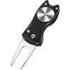 Kiuiom Forcelle da Golf Strumento di Riparazione Marcatore Pallina Pieghevole Golf Divot Repair Tool Riparazione Golfista Golf Outdoor Utensili da Golfista