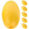 BESPORTBLE 6 Pezzi Boa di Ancoraggio Gialla in PVC per Kayak, Yacht e Pesca | Galleggiamento Affidabile, Visibilità della Cima Marina, per Ormeggio Sicuro in Banchina e Mare Mosso