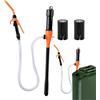 Generic Pompa di trasferimento liquido Pompa a sifone in PVC Pompa a batteria | Sifone elettrico pompa manuale per ATV, macchine edili, auto, moto, camper