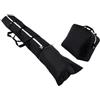 Alksubbm Boot Gear Tote - Custodia da sci | Organizer per imballaggi da viaggio per sport invernali, guscio in tessuto Oxford, scomparti separati per attrezzature, nero