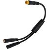 ECSiNG Cavo di prolunga splitter 1T2 per leva del freno, sensore del cambio del motore, compatibile con Bafang BBS01 BBS02 BBSHD Motor Kit connettore bici elettrica