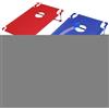 Generico Cornhole Game - 22,8 X 20 Pollici Di Fagiolo Toss Ggame | Gioco Di Lancio Del Giardino | Toss Game Con 8 Borse Di Fagioli | Prato Portatile Gaime Adatto Per Feste Nel Cortile E Intrattenimento Per Fam
