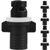 Luxshiny Adattatore per Pompa per Kayak a Vite, Connettore Aria per SUP | Plastica Filettatura Precisa, Riduce Perdite, Migliora il Gonfiaggio, per Tavole, Uscite e Campeggio