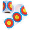 UPKOCH Rotolo Adesivi Bersaglio da Tiro 76mm, Fluorescenti | Carta, Alta Visibilità e Colori Brillanti, per Pratica Indoor, Arco e Bersagli Feedback Immediato