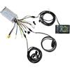 Generic Controller Onda sinusoidale 25A 24V/36V/48V Motore brushless 350W con Display LCD S866 Kit acceleratore PAS 12 magneti for Riparazione Bicicletta elettrica