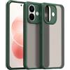 ESHUYI Cover Opaca per Xiaomi Redmi Note 17 Pro 5G | Custodia Cellulare Antiurto Sottile Posteriore Glassata Traslucida, Bordo in TPU Morbido, Anti-Impronte, Verde