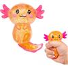 OPEIXSAYKOC Squeeze Giocattoli 1 Pezzi,Axolotl Squeeze,Giocattoli Antistress | Pinch Toy,Axolotl antistress Giocattolida Spremere,Antistress Squeeze Toys,Decompressione