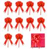 Rakiuty Natale Fiocchi Regalo,Fiocchi Decorativi,Fiocchi Regalo,Fiocchi Regalo di Nozze,Fiocco Decorazione Farfalla Nastro Regalo per Natale,Feste,San Valentino Decorazione e Compleanno,10 Pezzi (Rosso)
