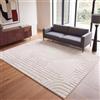 Paco Home Tappeto Salotto Moderno Soggiorno Pelo Corto Motivo Boho Motivo Scandinavo Motivo Geometrico - 200x280 cm Crema