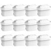 Hyggetech Cartucce filtranti di ricambio per Brita Maxtra+ Plus, filtri per l'acqua Maxtra Pro All-in-1, Merella Cool, Mavea Elemaris XL, per cartuccia filtrante universale Brita, TÜV SÜD, confezione da 12 pezz