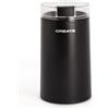 CREATE/COFFEE GRINDER STUDIO/Macinacaffè e cibo in acciaio inossidabile nero/Capacità 50 g, compatto, facile da usare, 180 W