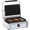 Royal Catering - Piastra Panini Liscia (2200 W) Ghisa smaltata